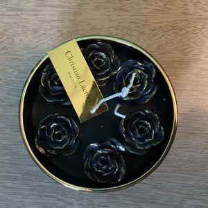 Christian Lacroix Black Rose Candle Midnight Garden Scent NWT